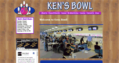 Desktop Screenshot of kensbowl.com